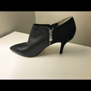 Michael Kors leather and suede booties